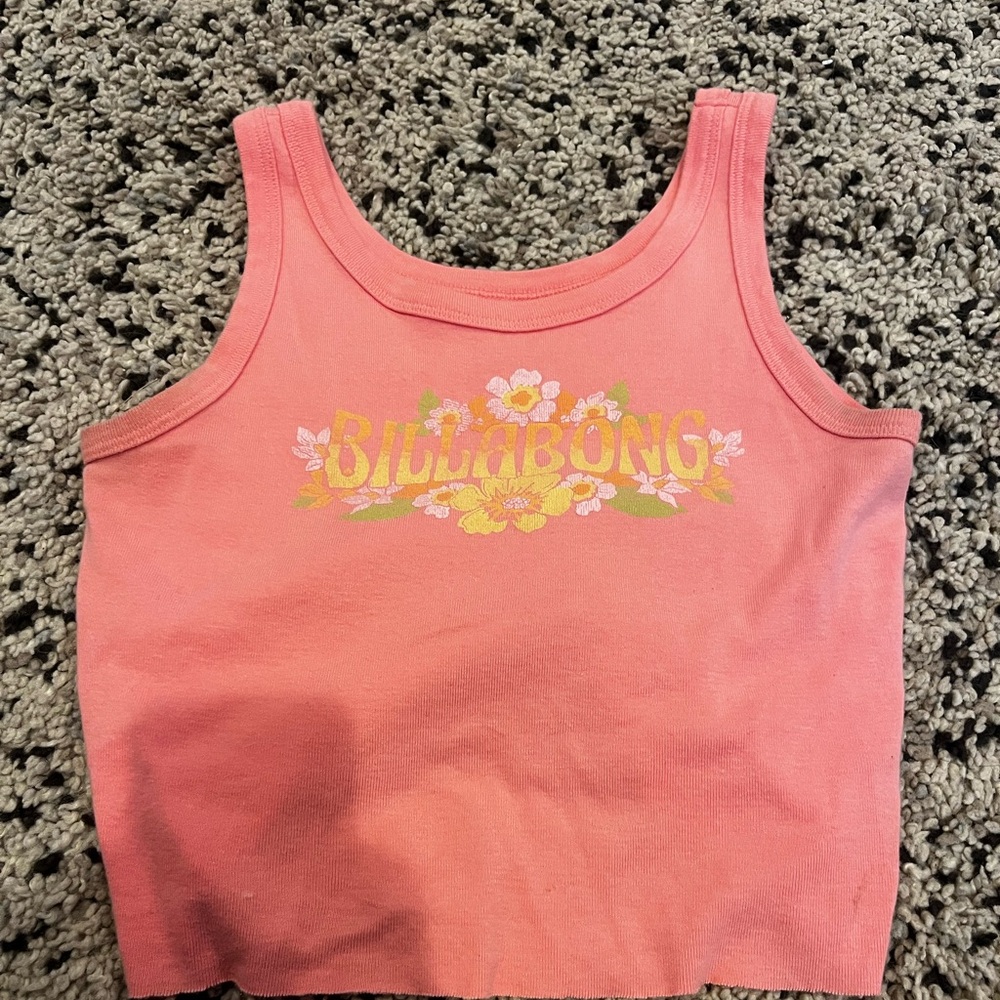 billabong cropped tank